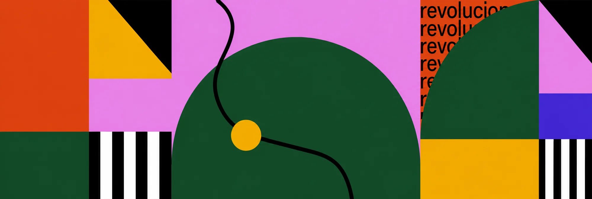 Faixa colorida com formas geométricas da identidade visual da Dra. Josenita Nascimento, ortodontista em Salvador